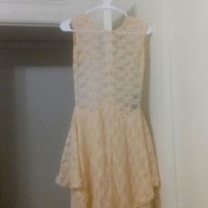 Light tan 2 piece dress